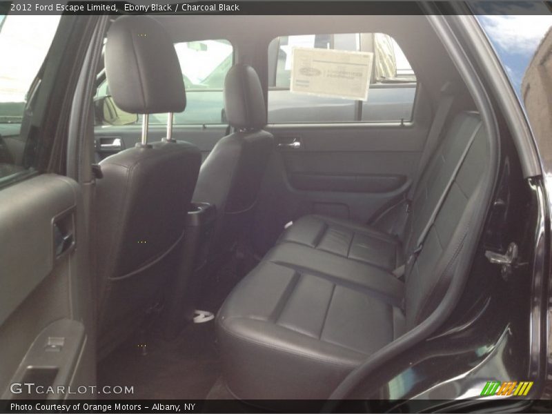 Ebony Black / Charcoal Black 2012 Ford Escape Limited