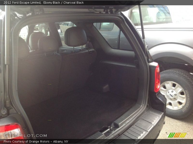 Ebony Black / Charcoal Black 2012 Ford Escape Limited