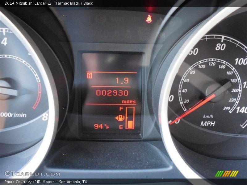 Tarmac Black / Black 2014 Mitsubishi Lancer ES