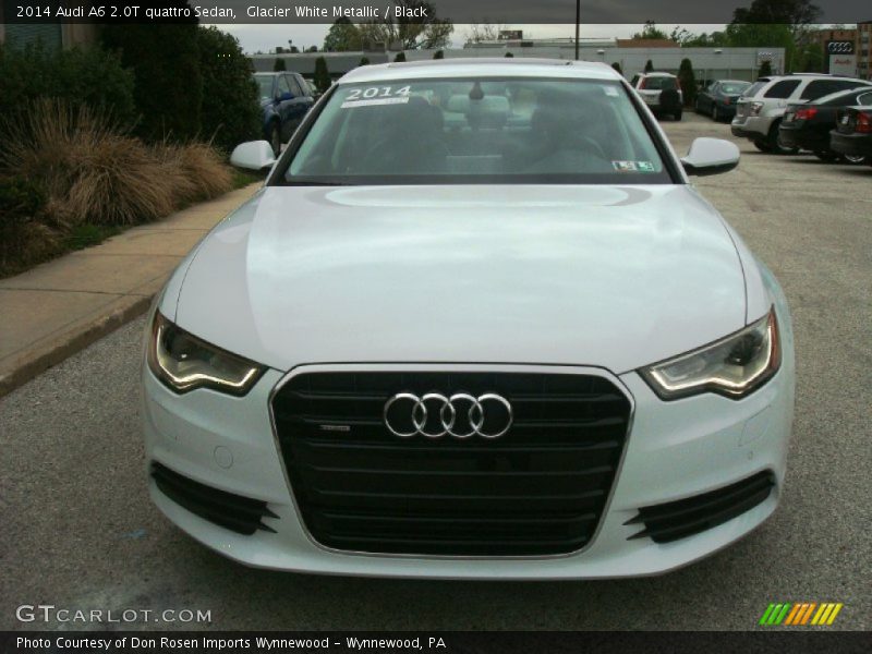 Glacier White Metallic / Black 2014 Audi A6 2.0T quattro Sedan