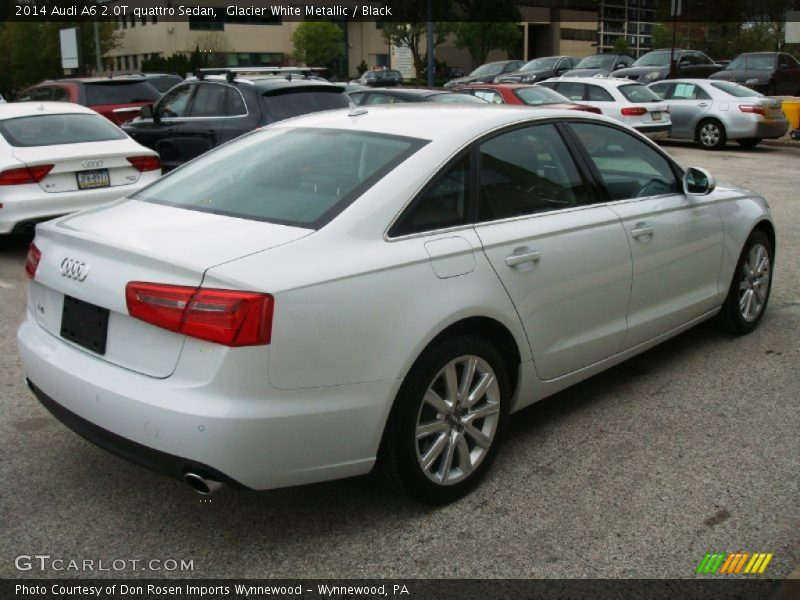 Glacier White Metallic / Black 2014 Audi A6 2.0T quattro Sedan