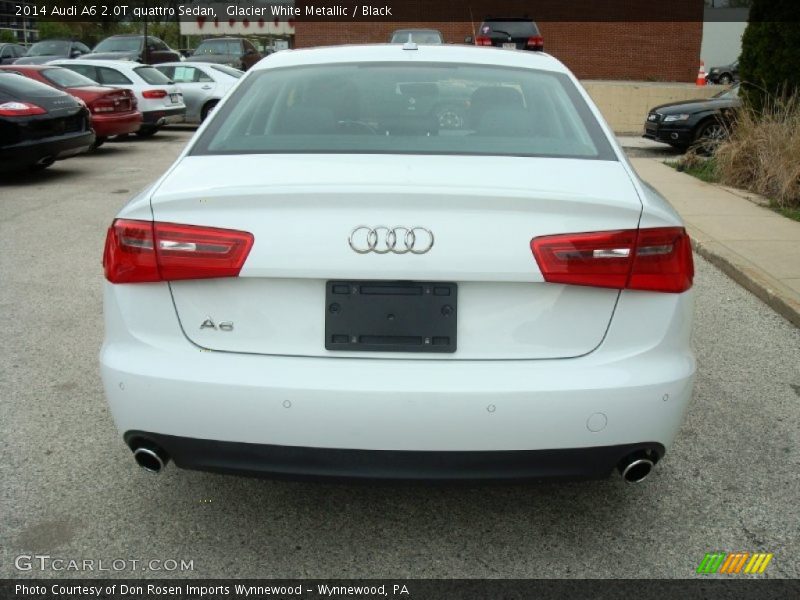 Glacier White Metallic / Black 2014 Audi A6 2.0T quattro Sedan