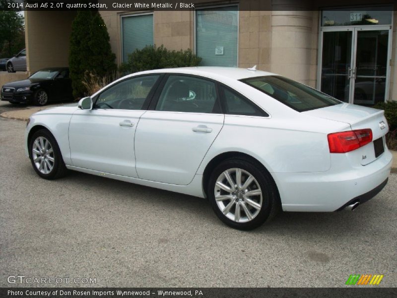 Glacier White Metallic / Black 2014 Audi A6 2.0T quattro Sedan