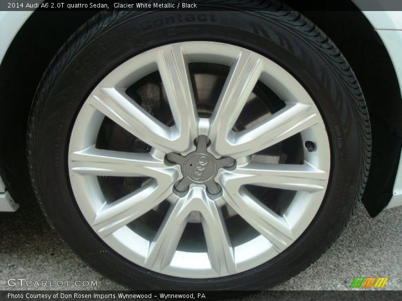 Glacier White Metallic / Black 2014 Audi A6 2.0T quattro Sedan