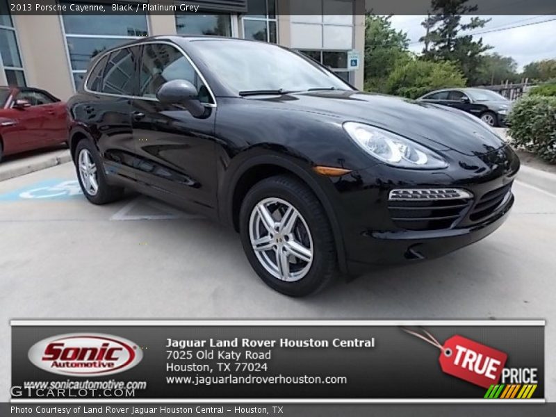 Black / Platinum Grey 2013 Porsche Cayenne