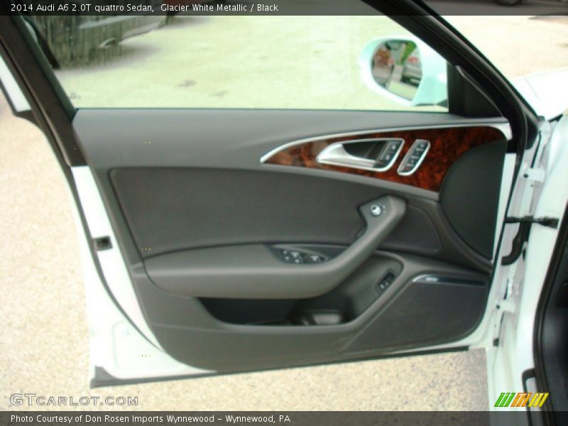 Glacier White Metallic / Black 2014 Audi A6 2.0T quattro Sedan