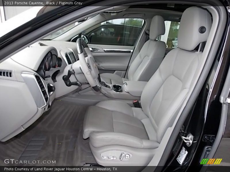  2013 Cayenne  Platinum Grey Interior