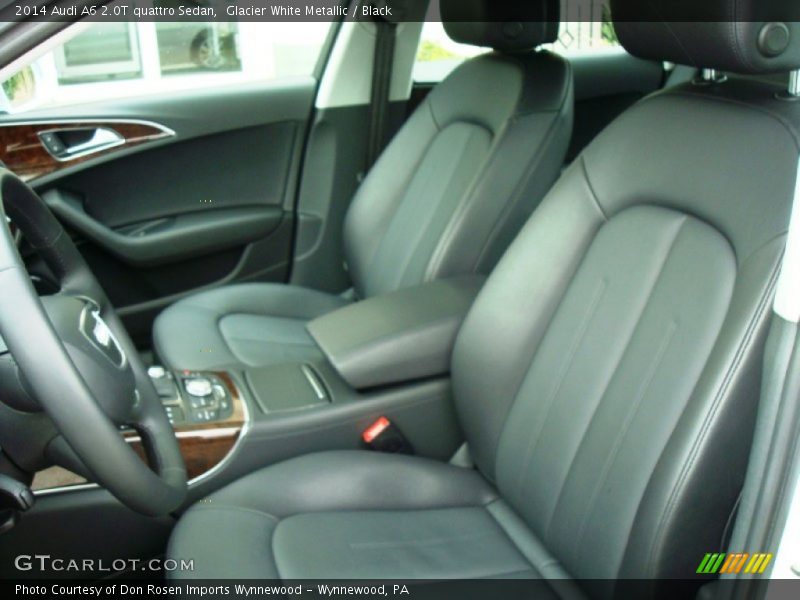 Glacier White Metallic / Black 2014 Audi A6 2.0T quattro Sedan