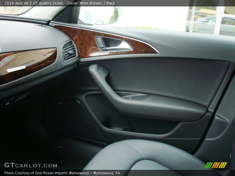 Glacier White Metallic / Black 2014 Audi A6 2.0T quattro Sedan
