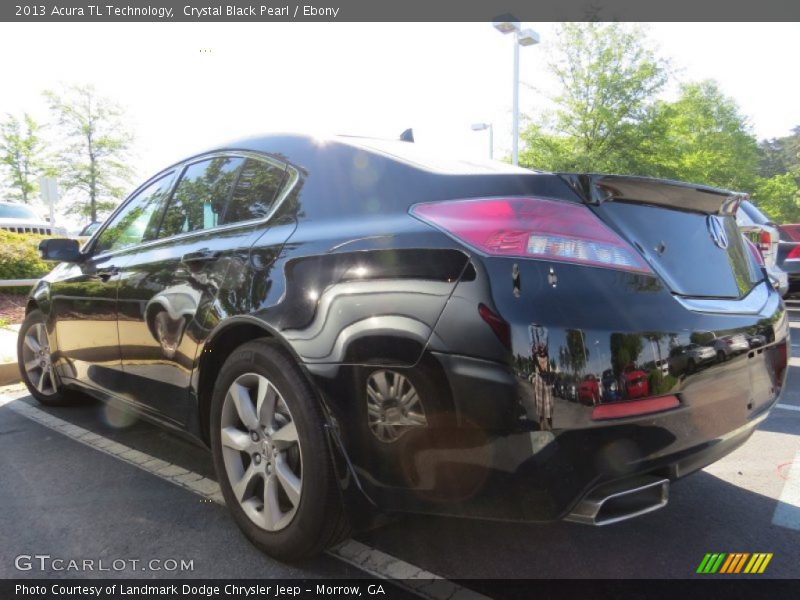 Crystal Black Pearl / Ebony 2013 Acura TL Technology