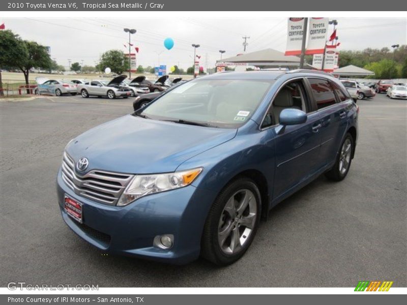 Tropical Sea Metallic / Gray 2010 Toyota Venza V6