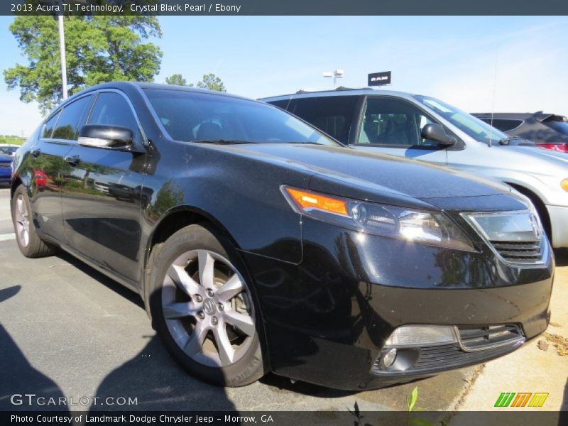 Crystal Black Pearl / Ebony 2013 Acura TL Technology