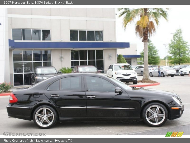 Black / Black 2007 Mercedes-Benz E 350 Sedan