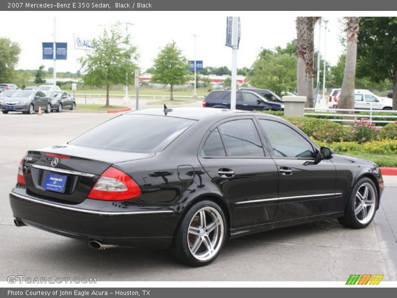 Black / Black 2007 Mercedes-Benz E 350 Sedan