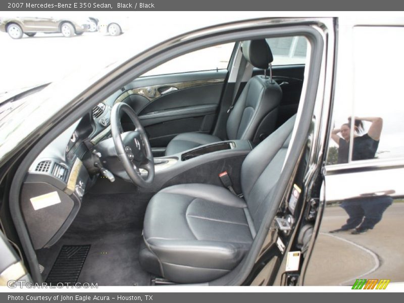 Black / Black 2007 Mercedes-Benz E 350 Sedan