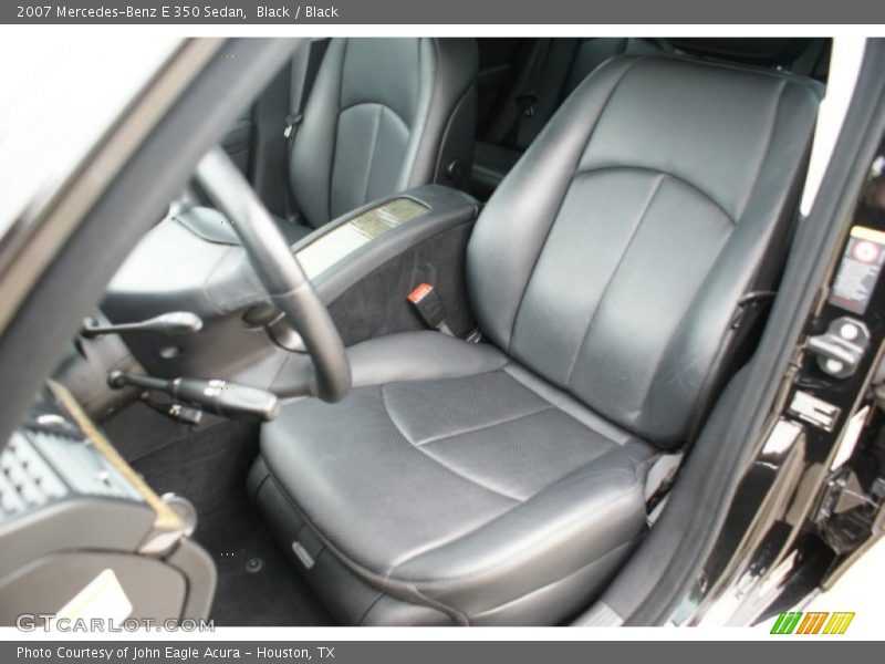 Black / Black 2007 Mercedes-Benz E 350 Sedan