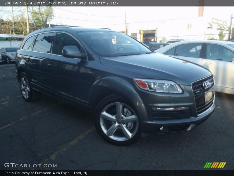Lava Grey Pearl Effect / Black 2008 Audi Q7 4.2 Premium quattro