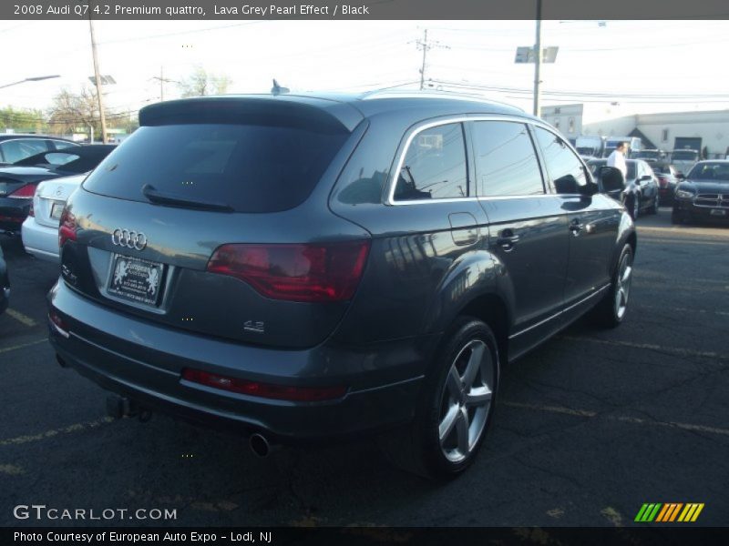 Lava Grey Pearl Effect / Black 2008 Audi Q7 4.2 Premium quattro