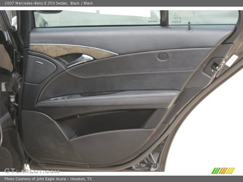 Black / Black 2007 Mercedes-Benz E 350 Sedan