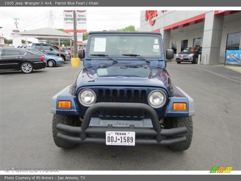 Patriot Blue Pearl / Khaki 2005 Jeep Wrangler X 4x4