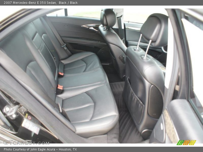 Black / Black 2007 Mercedes-Benz E 350 Sedan