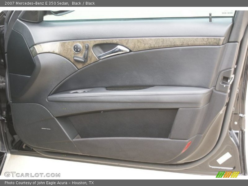 Black / Black 2007 Mercedes-Benz E 350 Sedan