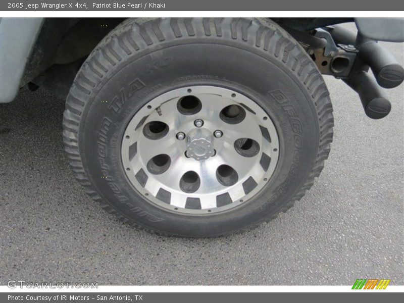 Patriot Blue Pearl / Khaki 2005 Jeep Wrangler X 4x4