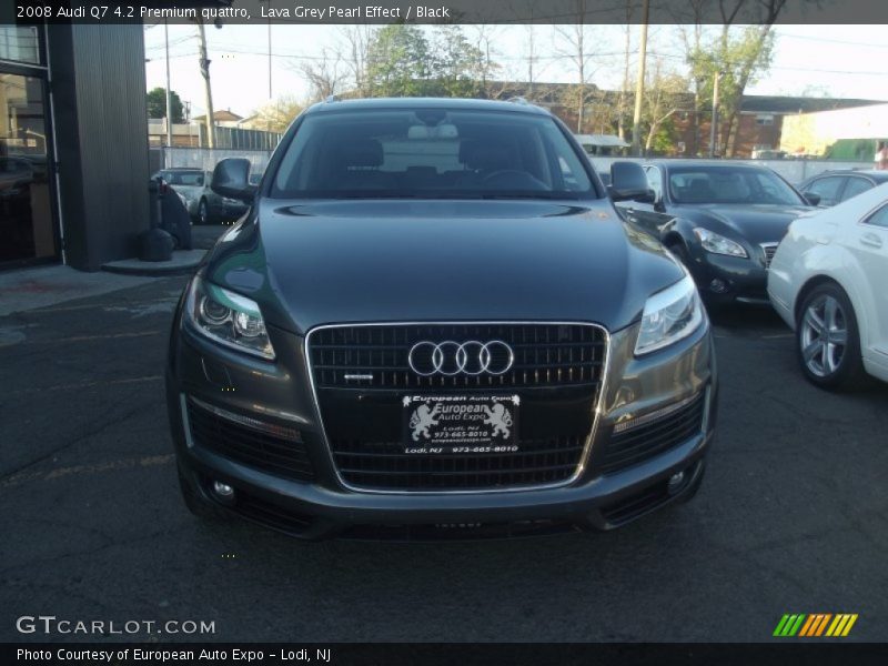 Lava Grey Pearl Effect / Black 2008 Audi Q7 4.2 Premium quattro