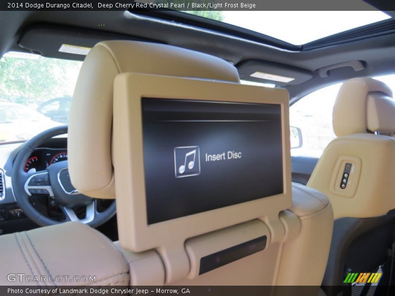 Deep Cherry Red Crystal Pearl / Black/Light Frost Beige 2014 Dodge Durango Citadel