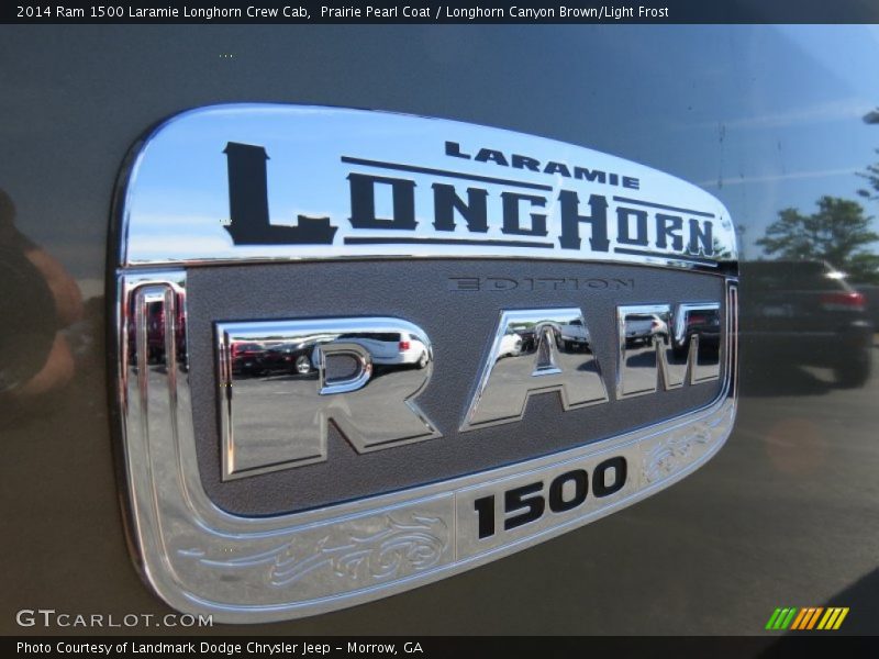 Prairie Pearl Coat / Longhorn Canyon Brown/Light Frost 2014 Ram 1500 Laramie Longhorn Crew Cab