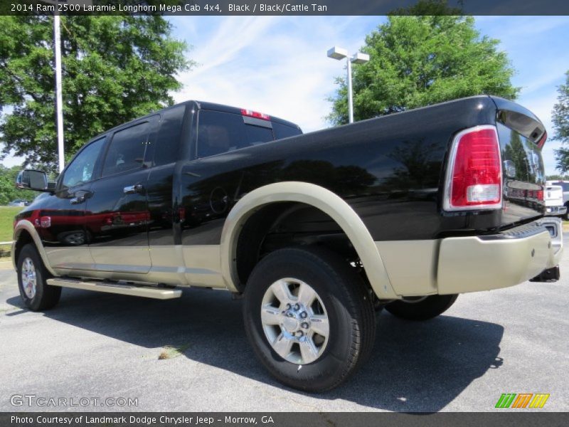 Black / Black/Cattle Tan 2014 Ram 2500 Laramie Longhorn Mega Cab 4x4