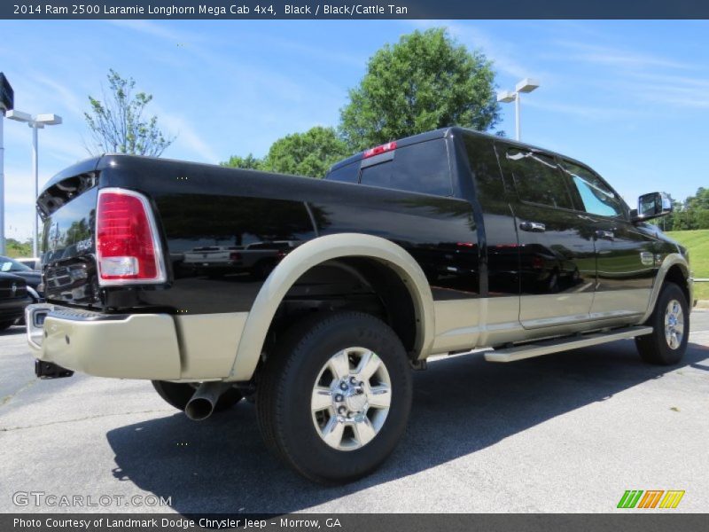 Black / Black/Cattle Tan 2014 Ram 2500 Laramie Longhorn Mega Cab 4x4