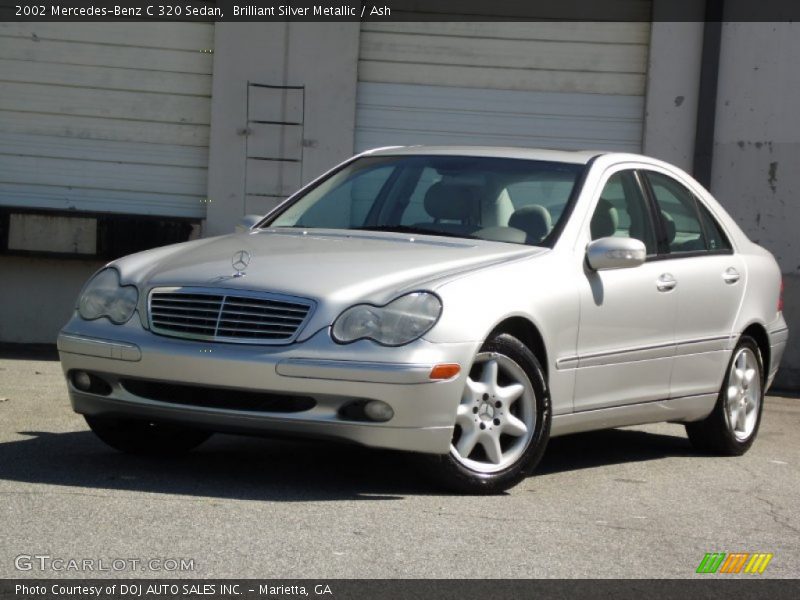 Brilliant Silver Metallic / Ash 2002 Mercedes-Benz C 320 Sedan
