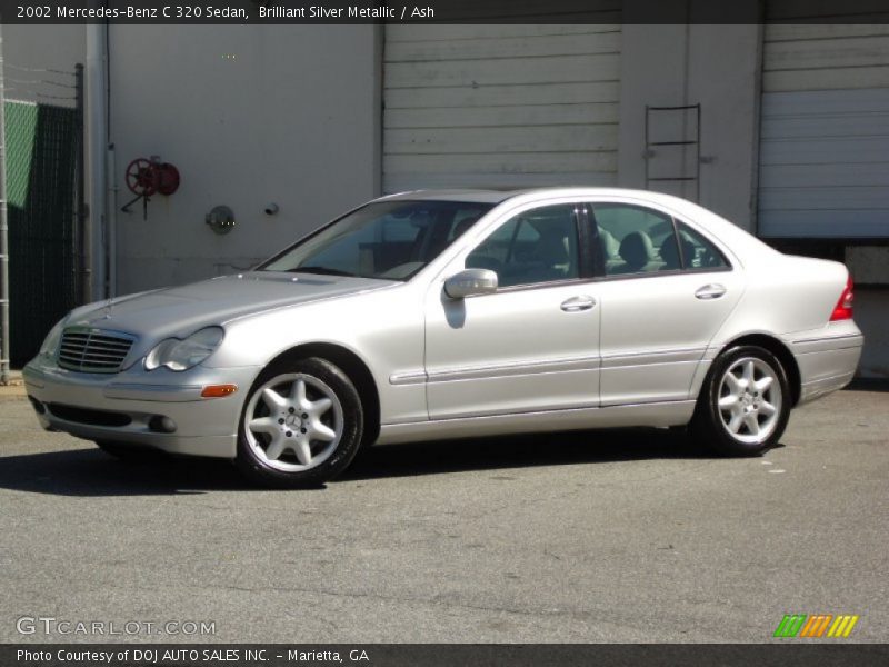 Brilliant Silver Metallic / Ash 2002 Mercedes-Benz C 320 Sedan