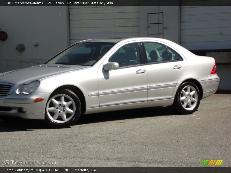 Brilliant Silver Metallic / Ash 2002 Mercedes-Benz C 320 Sedan