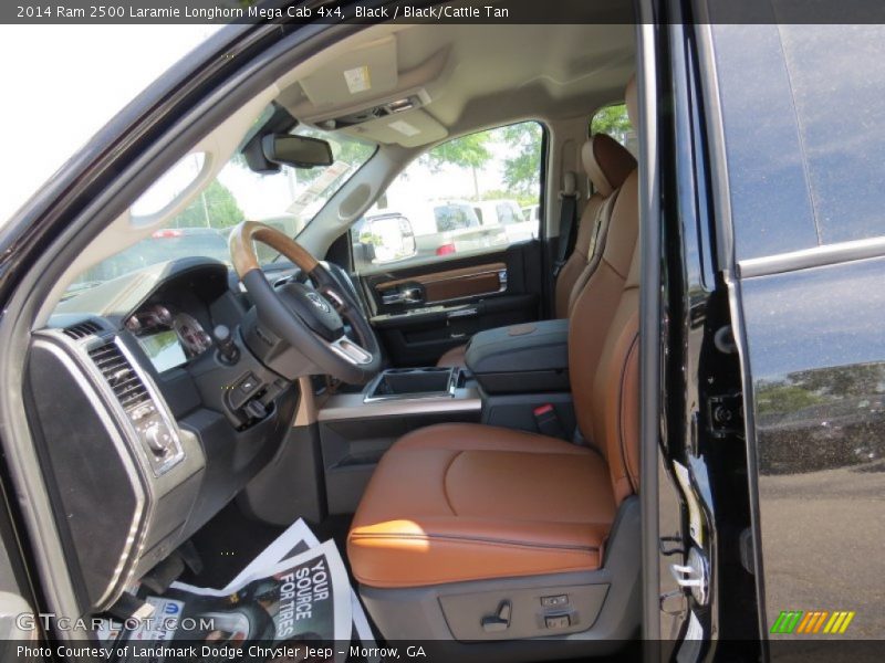 Black / Black/Cattle Tan 2014 Ram 2500 Laramie Longhorn Mega Cab 4x4