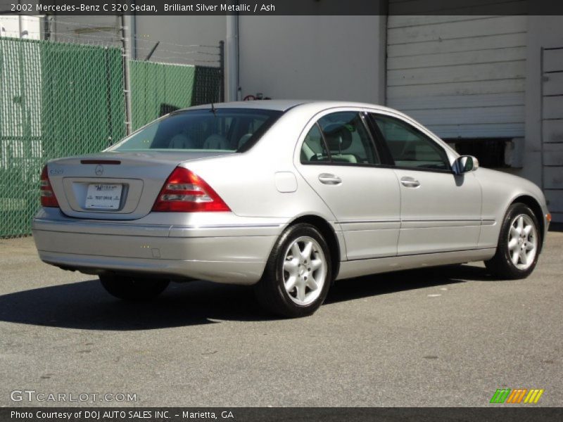 Brilliant Silver Metallic / Ash 2002 Mercedes-Benz C 320 Sedan