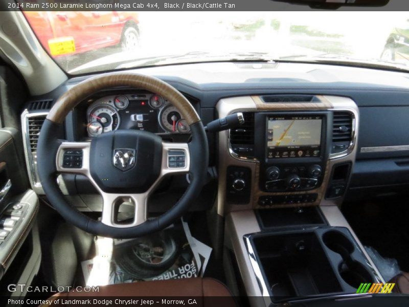 Black / Black/Cattle Tan 2014 Ram 2500 Laramie Longhorn Mega Cab 4x4