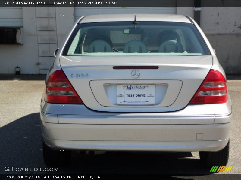 Brilliant Silver Metallic / Ash 2002 Mercedes-Benz C 320 Sedan