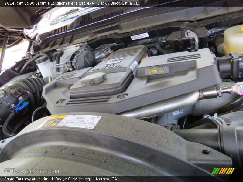 Black / Black/Cattle Tan 2014 Ram 2500 Laramie Longhorn Mega Cab 4x4