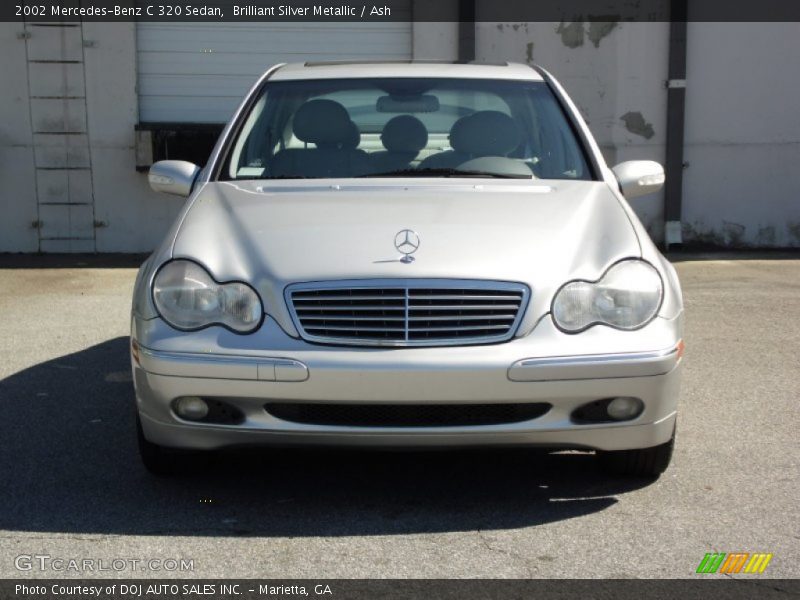 Brilliant Silver Metallic / Ash 2002 Mercedes-Benz C 320 Sedan