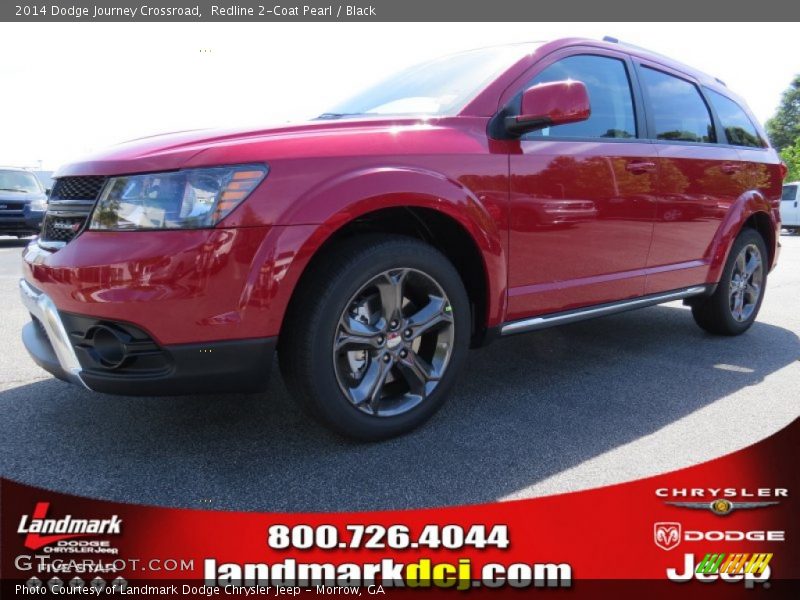 Redline 2-Coat Pearl / Black 2014 Dodge Journey Crossroad