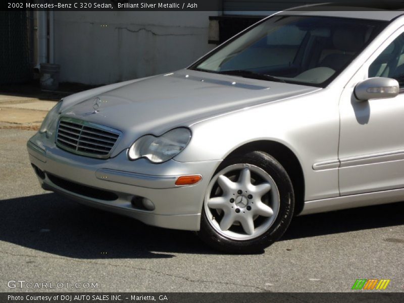 Brilliant Silver Metallic / Ash 2002 Mercedes-Benz C 320 Sedan