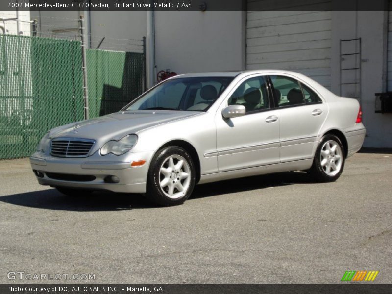 Brilliant Silver Metallic / Ash 2002 Mercedes-Benz C 320 Sedan