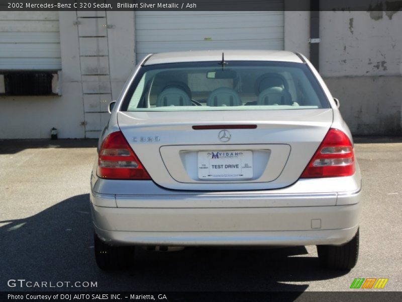 Brilliant Silver Metallic / Ash 2002 Mercedes-Benz C 320 Sedan