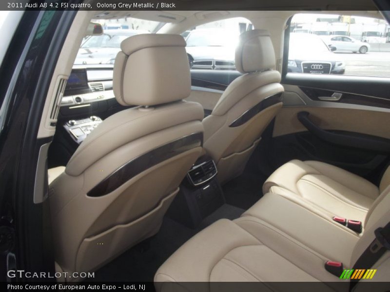 Oolong Grey Metallic / Black 2011 Audi A8 4.2 FSI quattro