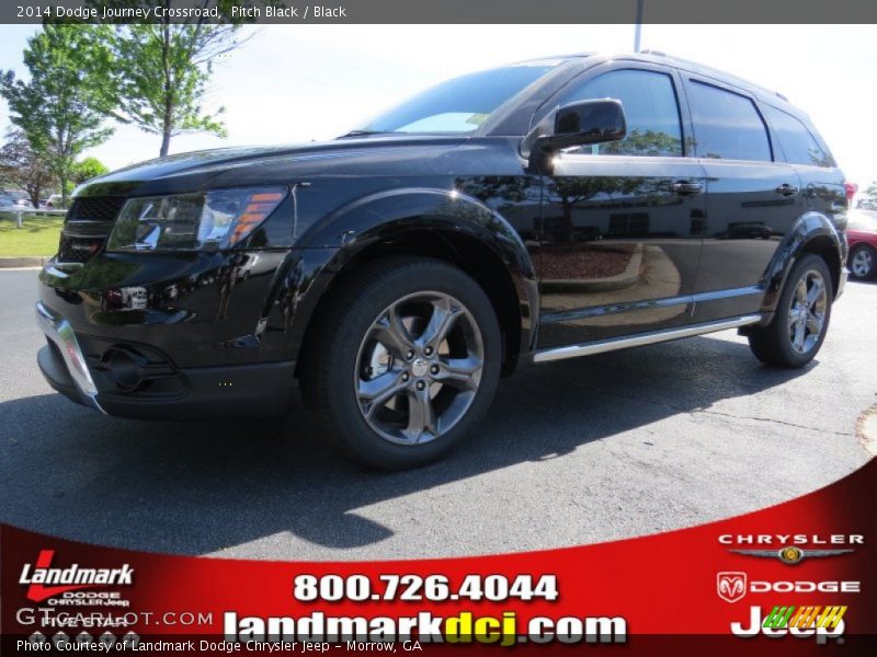 Pitch Black / Black 2014 Dodge Journey Crossroad