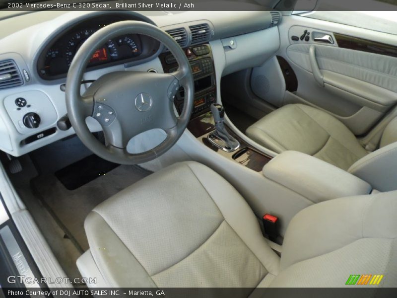 Brilliant Silver Metallic / Ash 2002 Mercedes-Benz C 320 Sedan