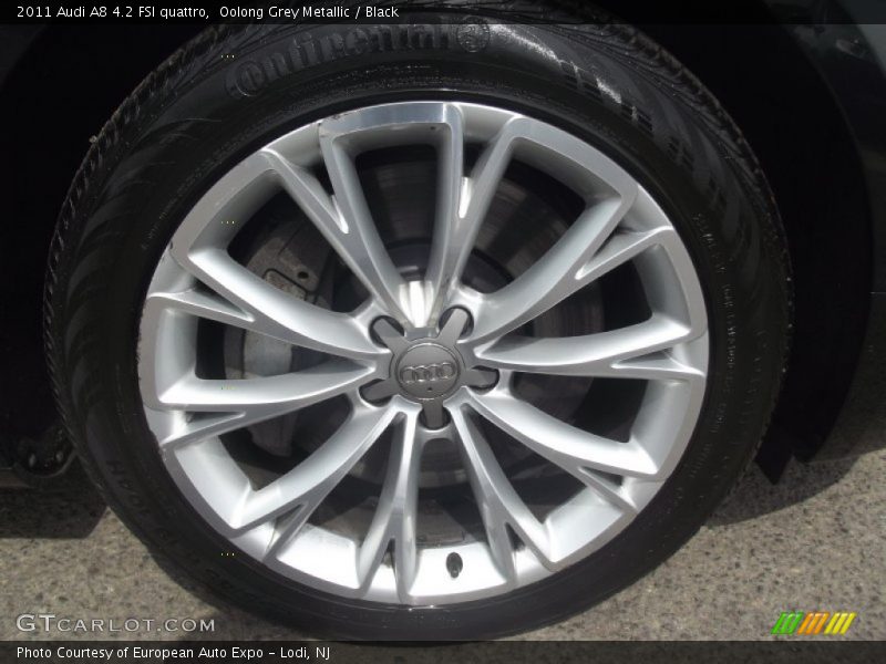 Oolong Grey Metallic / Black 2011 Audi A8 4.2 FSI quattro