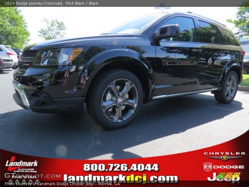 Pitch Black / Black 2014 Dodge Journey Crossroad